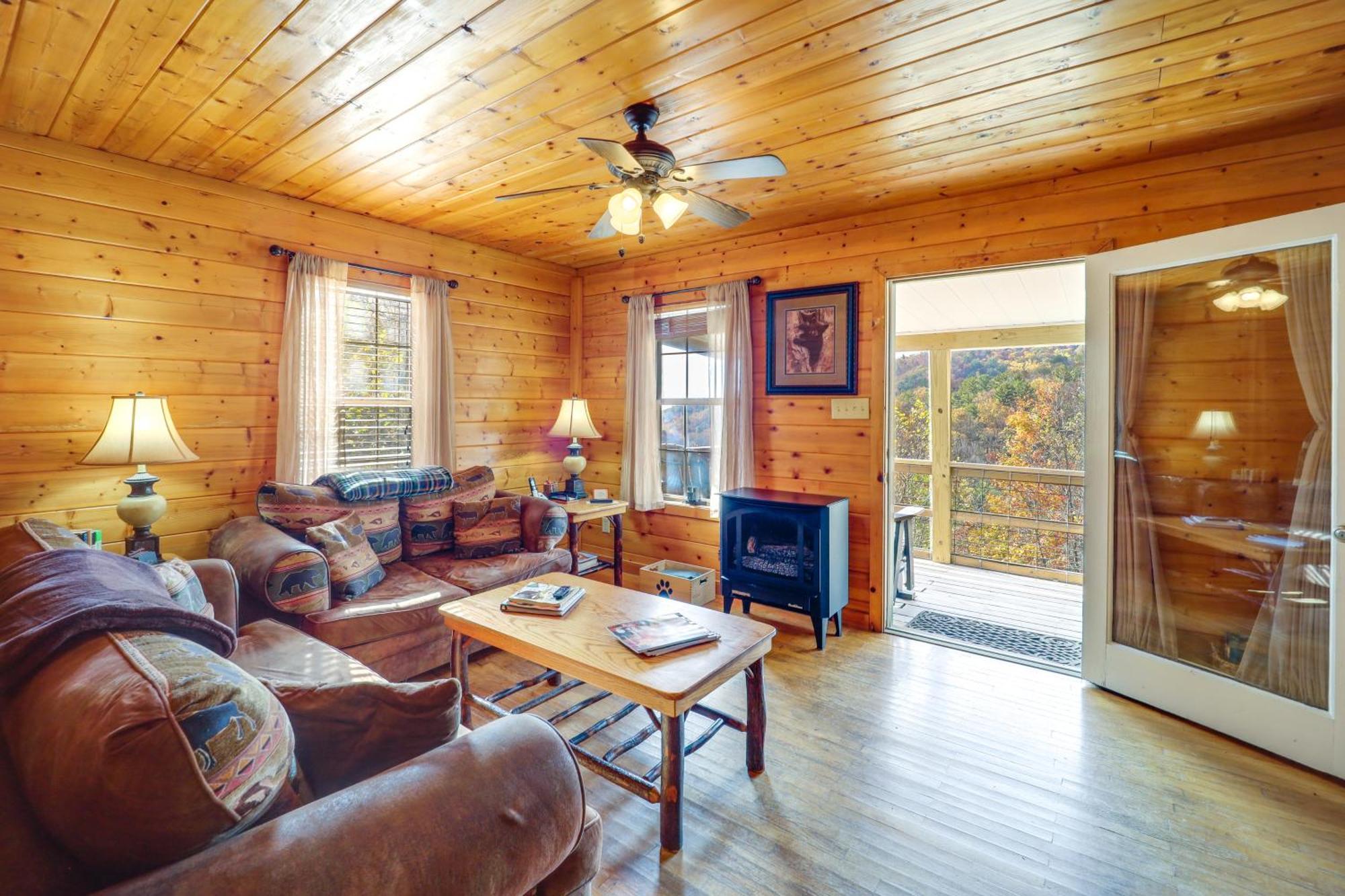 Secluded Lenoir Cabin 4 Mi To Dtwn Blowing Rock Eksteriør billede